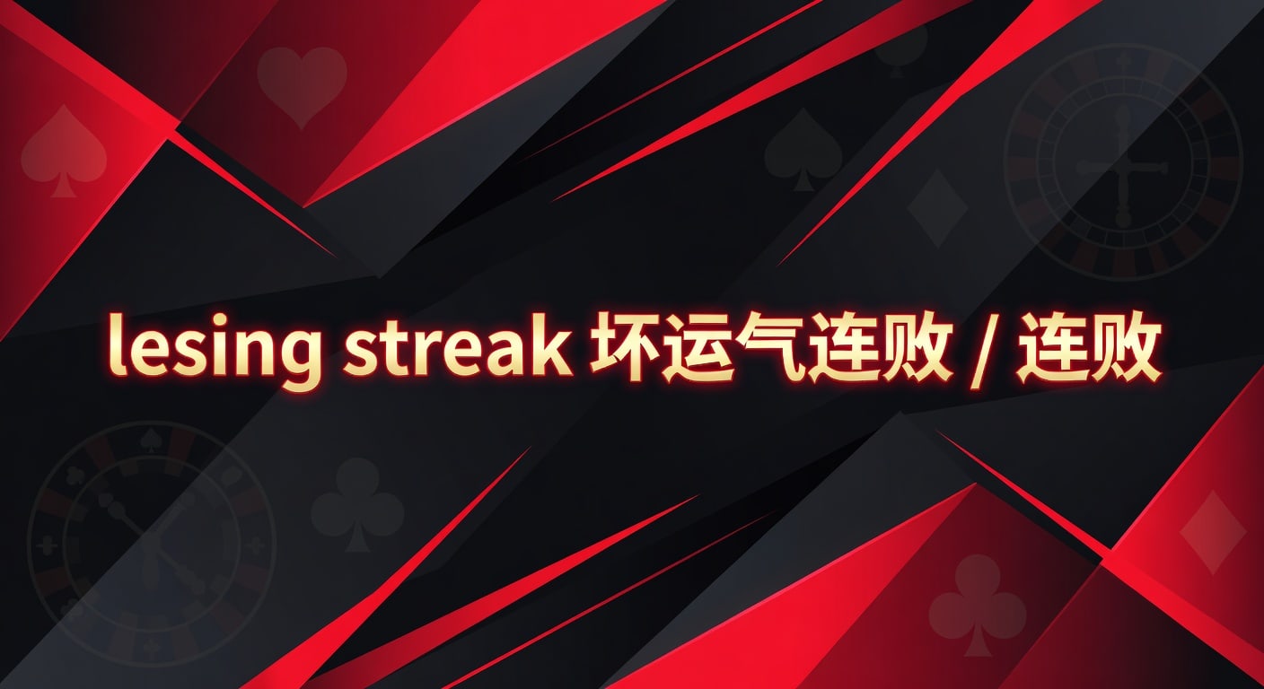 losing streak 坏运气连败/连败：AG真人娱乐官网解析